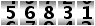 56831
